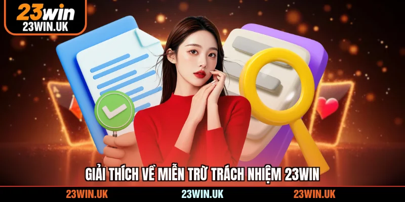Giải thích về miễn trừ trách nhiệm 23WIN